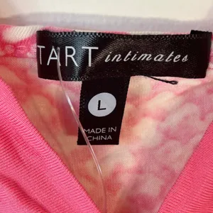Tart Intimates Pink Snakeskin Print Chemise Nightgown Large Adjustable‎ Straps thumbnail 4