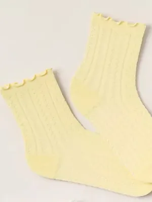 Anthropologie Pointelle Trouser Socks, Set of 2 thumbnail 2