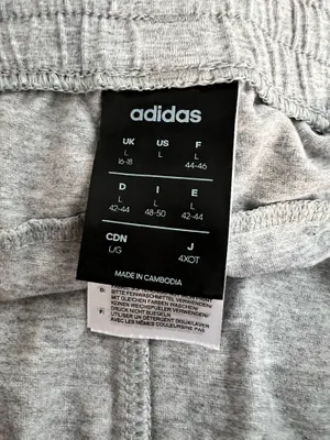 Adidas Ladies Gray Athletic Shorts thumbnail 4