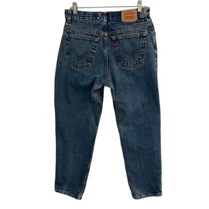 Levi’s 550 Retro Relaxed Tapered Jeans Women’s 10S Normcore‎ Denim Blue Jeans thumbnail 2