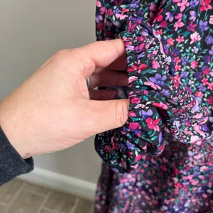 Y.A.S Yasmalone Oversized Floral Long Sleeve Maxi Dress‎ Boho 7/8 Sz Small thumbnail 7