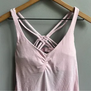 Lululemon Knot Your Typical Tank Medium Support A/B Cup Heathered Pink Pearl 6 thumbnail 6