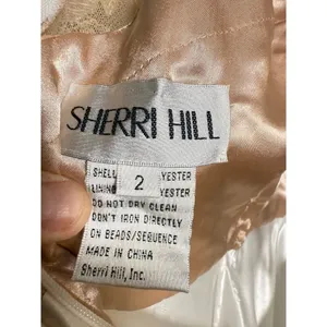 Sherri Hill Floral Beaded Mini Dress – Beaded Bodice, Chiffon Skirt, Size 2 thumbnail 10