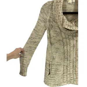 Anthropologie Yellow Bird‎ Chunky Cardigan Sweater Size XS thumbnail 11