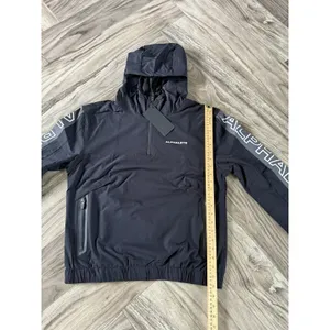 ALPHALETE Women’s EXP Tech Windbreaker- Black Matter, Size Small thumbnail 5