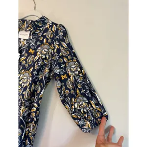 Smith & Quinn Women's Tory Dress Navy & Marigold Michigan Floral Dress Sz S NWT thumbnail 7