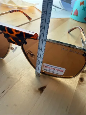 TRUE RELIGION tortoise shell acetate aviator Sunglasses - High Bridge UNISEX thumbnail 6
