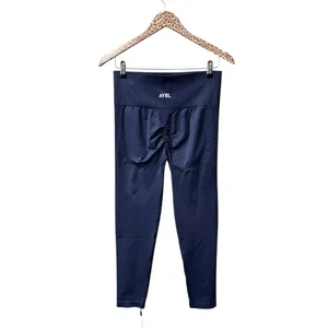 AYBL Empower Seamless Pull On Leggings Navy Blue Large Workout Fitness Gym NWOT thumbnail 5