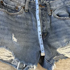 We the Free People Shorts Womens 26 Denim Mid Rise‎ Boho Beach Summer Coastal thumbnail 10