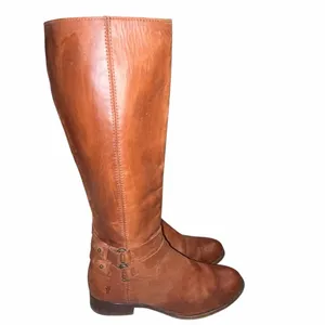 Frye Brown Leather Melissa Belted Tall Boots 7 thumbnail 5