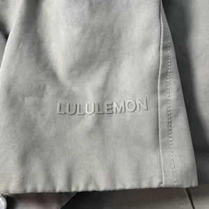 Lululemon Always There Trench Coat Size 6 Raw Linen Raincoat thumbnail 9