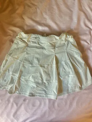 White Lululemon Skirt Tennis Skort Pleated thumbnail 2