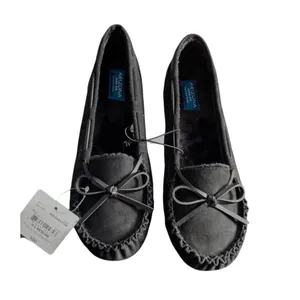 Arizona Jean Co Memory Foam Black Moccasin Slippers Shoes Women's Size 9.5M‎ thumbnail 5