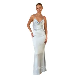 Katie May Ryder Gown in Celestial Blue Small New Womens Maxi Dress thumbnail 12