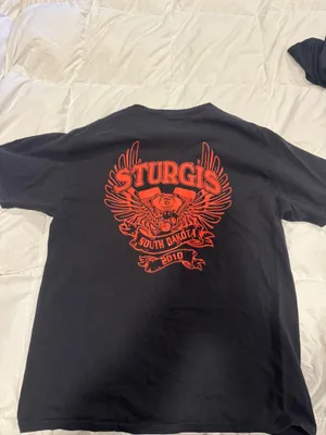 Vintage Graphic t shirt Black Size M thumbnail 2