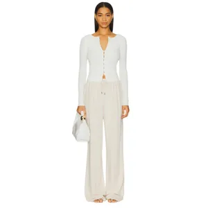 Free People Tilly Long Sleeve Top in Ivory X-Small New Womens thumbnail 4
