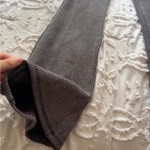 Wild Fable DARK GRAY XS FLARE RIBBED HIGH WAISTED LEGGINGS thumbnail 3