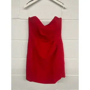 NWT Nookie Sz L Bisous Red Strapless Sweetheart Mini Party Holiday Club Dress thumbnail 3