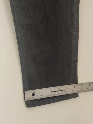 American Eagle Dusty Green Mom Straight Corduroy Jeans Size 4 thumbnail 6