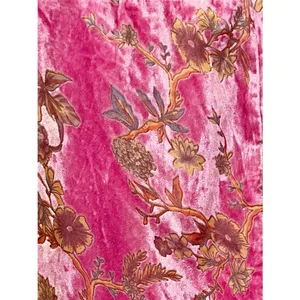 NWT Lulus Simply Decadent Pink Velvet Burnout Floral Bustier Mini Dress Medium thumbnail 7