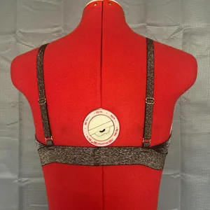 Black&Gold sleepwear bralette thumbnail 2