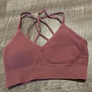 Aerie Mauve Sports Bra thumbnail 2