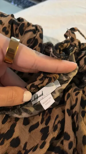 Subdued leopard blouse Brown Size M thumbnail 2