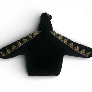 FP Movement by Free People Black Teddy Jacket with Patterned Sleeves thumbnail 5
