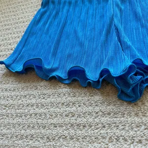 Colsie Plisse Blue Shorts Size M thumbnail 4