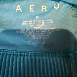 Aeropostale Ribbed‎ Bralette Top Women’s Size Medium Blue Adjustable Straps thumbnail 3