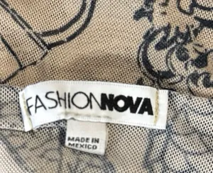 Mesh long sleeve top thumbnail 3