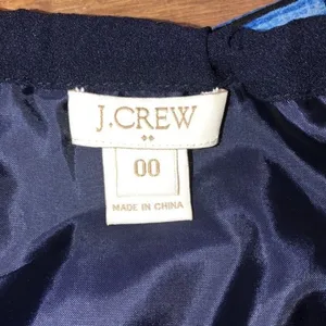 J Crew factory size 00 navy blue boho maxi dress thumbnail 6