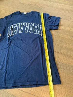Delta New York Navy Blue Vintage Tee Size Small thumbnail 2
