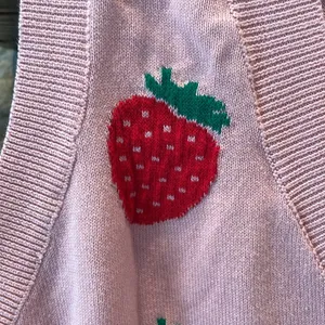Hot Topic Pink Strawberry Sweater Vest thumbnail 3