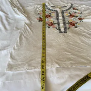 Style & Co. Floral Embroidered Long Sleeve Top size S thumbnail 6