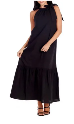 Mud Pie Julip Black Sleeveless Maxi Dress thumbnail 1