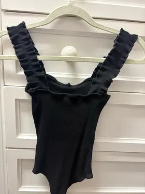 Francesca's Bodysuit Black thumbnail 2