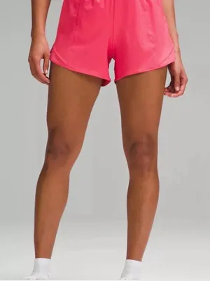 Lululemon Hotty Hot 4" High-Rise 4 Pink thumbnail 1