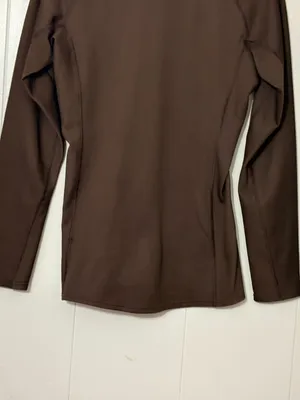 Patagonia Capilene Mock Neck Long Sleeve Base Layer Brown Women’s S thumbnail 8