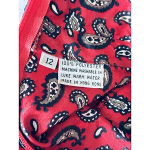 Vintage Talbots Paisley Maxi Dress Prairiecore Cottagecore Long Sleeve Womens 12 thumbnail 5