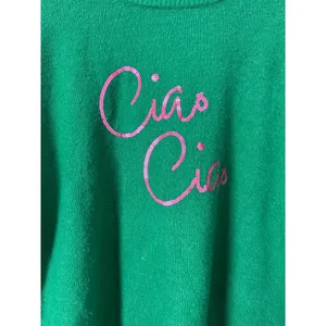 A New Day Green Ciao Ciao Sequin Mock Neck Sweater XL Relaxed Long Sleeve thumbnail 7