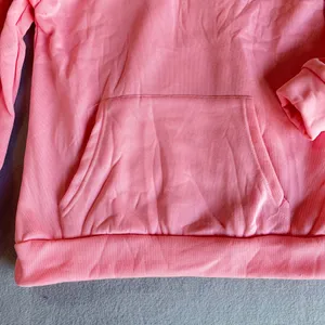 Women's Pink 1/4 Zip High Neck Sweatshirt Size Medium #260635 thumbnail 3