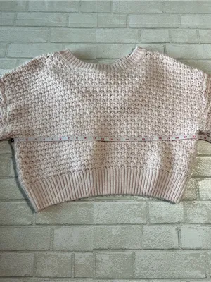Altar'd State Pale Pink Cozy Crewneck Sweater Size Small thumbnail 5