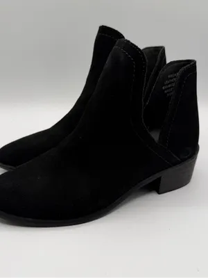 Coconuts by Matisse Pronto Black Suede Cutout Ankle Boots Womens 6.5 thumbnail 3
