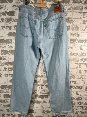 Levi’s | low pro straight 31 light washed denim jeans distressed thumbnail 6