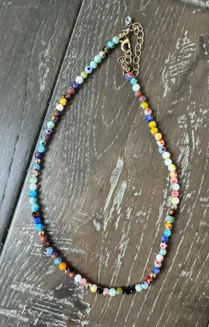 Altar’d State Multicolor Beaded Necklace  thumbnail 1