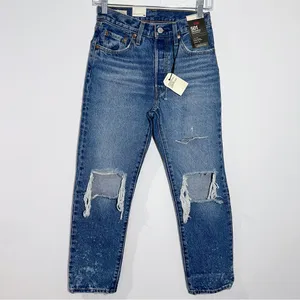 Levi's Women's 501‎ Original Premium Cropped Jeans Athens Ranks 24 x 26 Normcore thumbnail 3