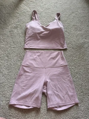 Lululemon light pink set  thumbnail 1