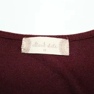 Altar'd State Sweater Dress Faux Wrap Size Medium thumbnail 4
