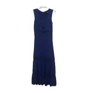 Nicole Miller Royal Blue Sleeveless Maxi Dress Size 4 thumbnail 2